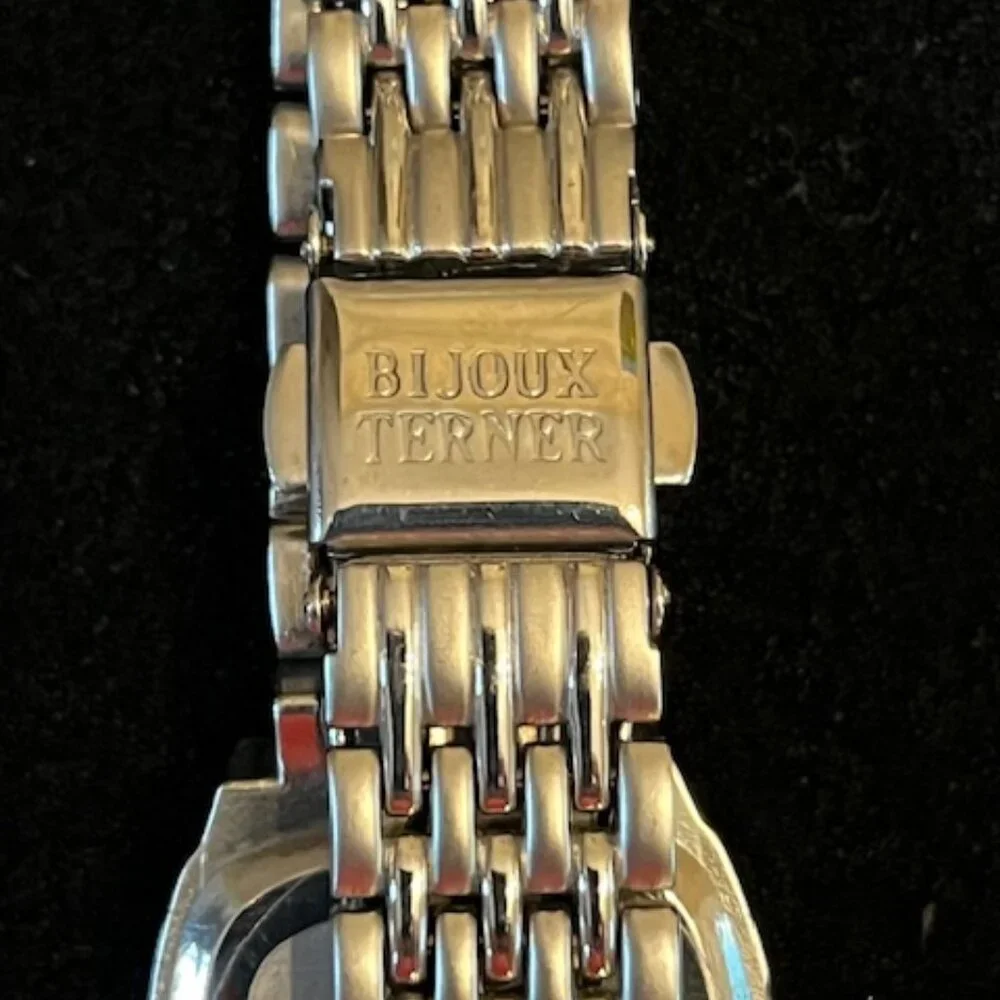 BIJOUX TERNER Women’s Bracelet Watch Stainless Steel band-NEW Battery